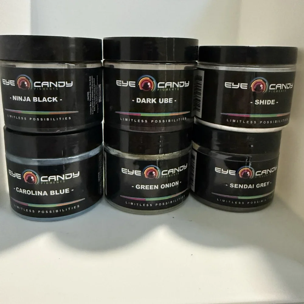 Eye Candy Pigments – Lot of 6 – Opened – Resin/Epoxy Mica Powder Set